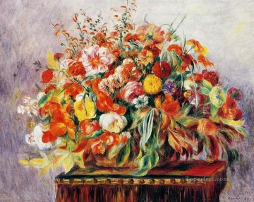  flores Lienzo - con flores bodegones de Pierre Auguste Renoir